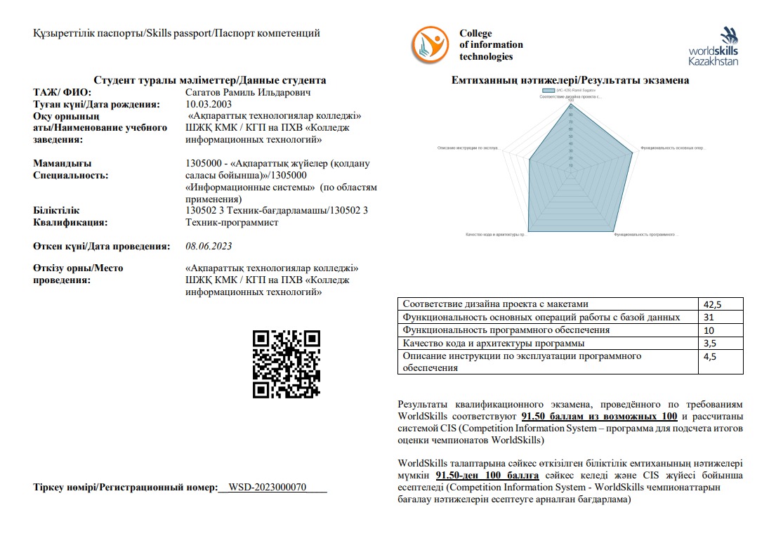 Skills-паспорт