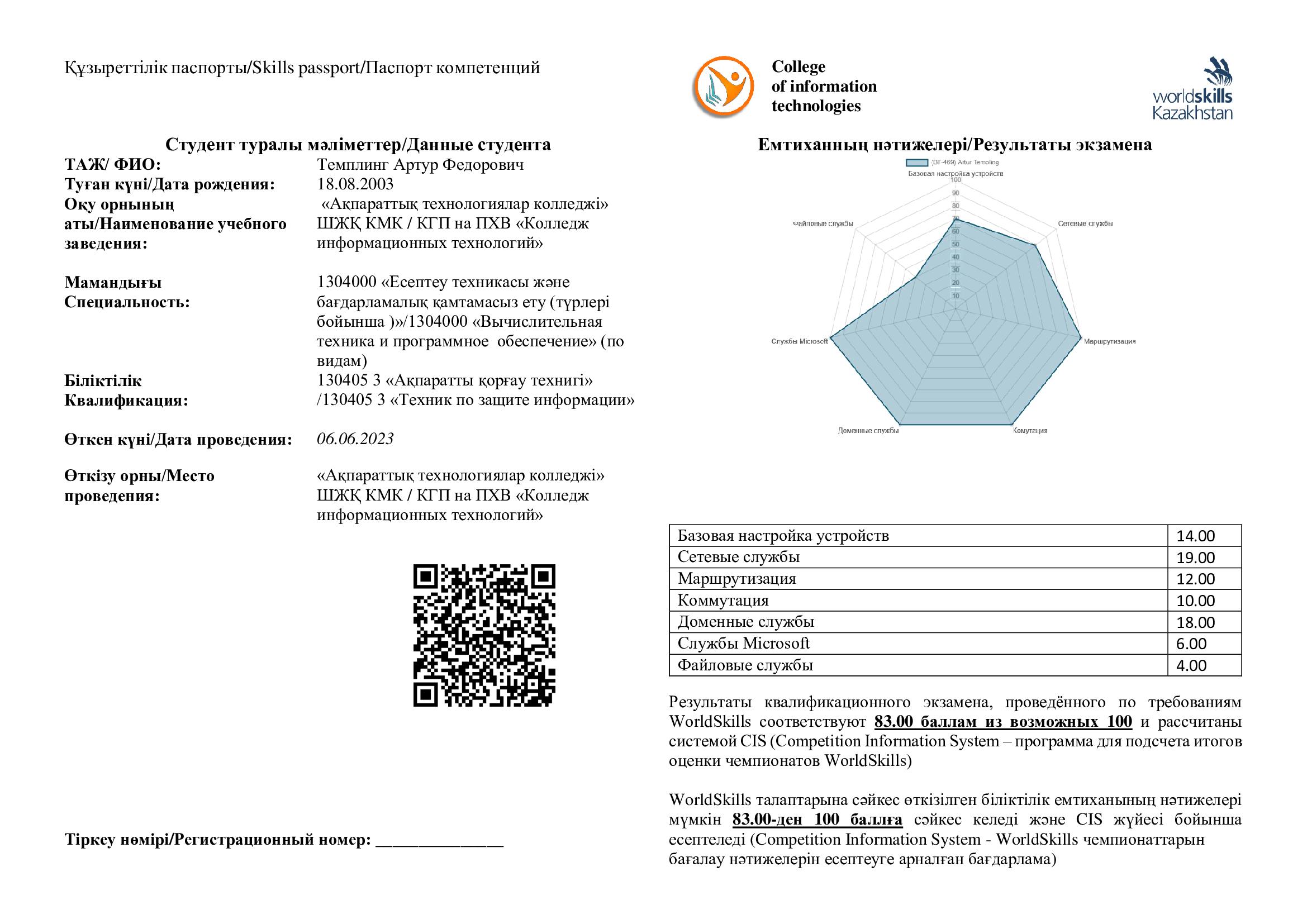 Skills-паспорт