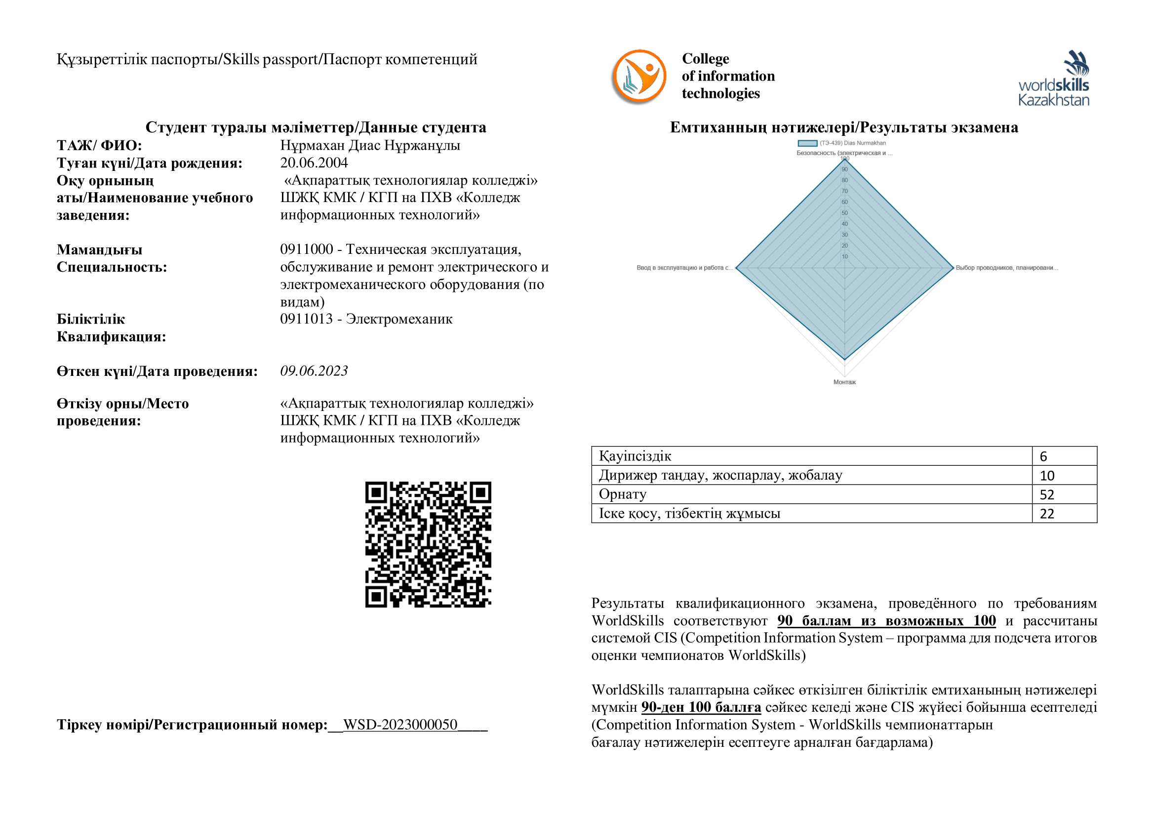 Skills-паспорт