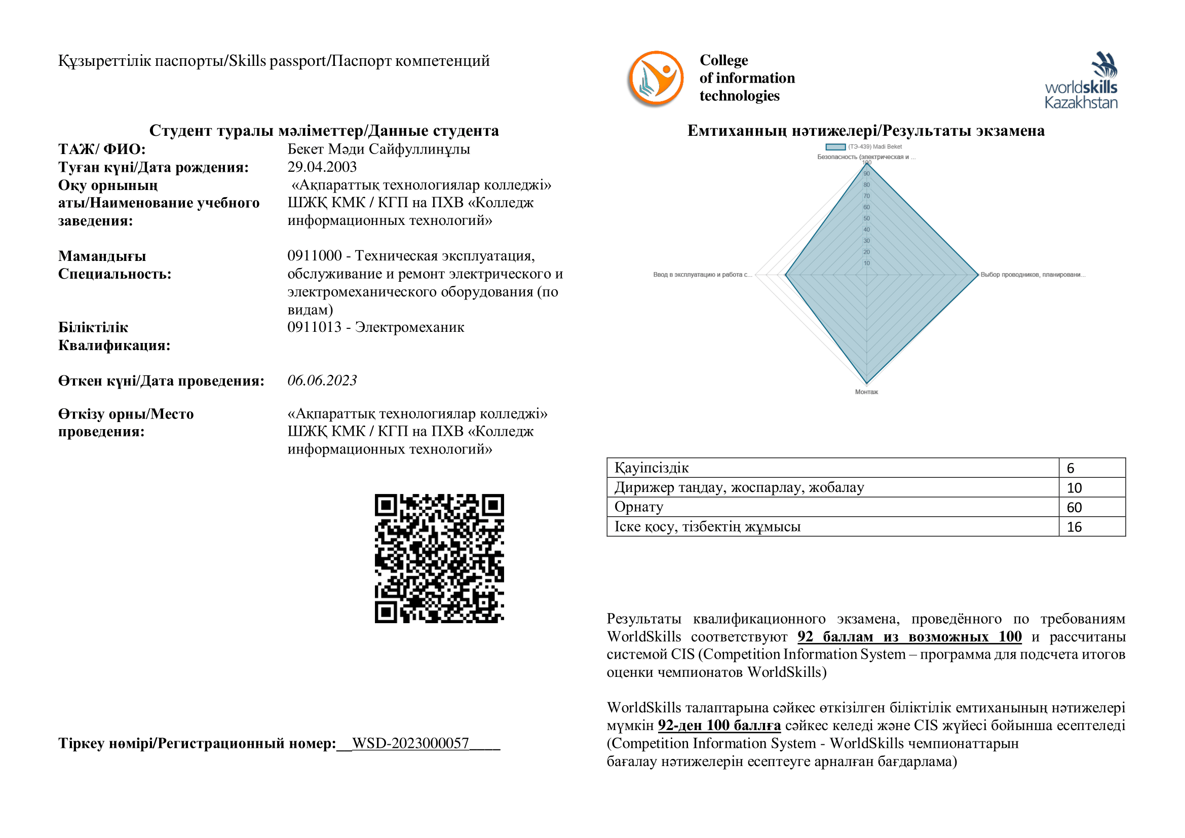 Skills-паспорт