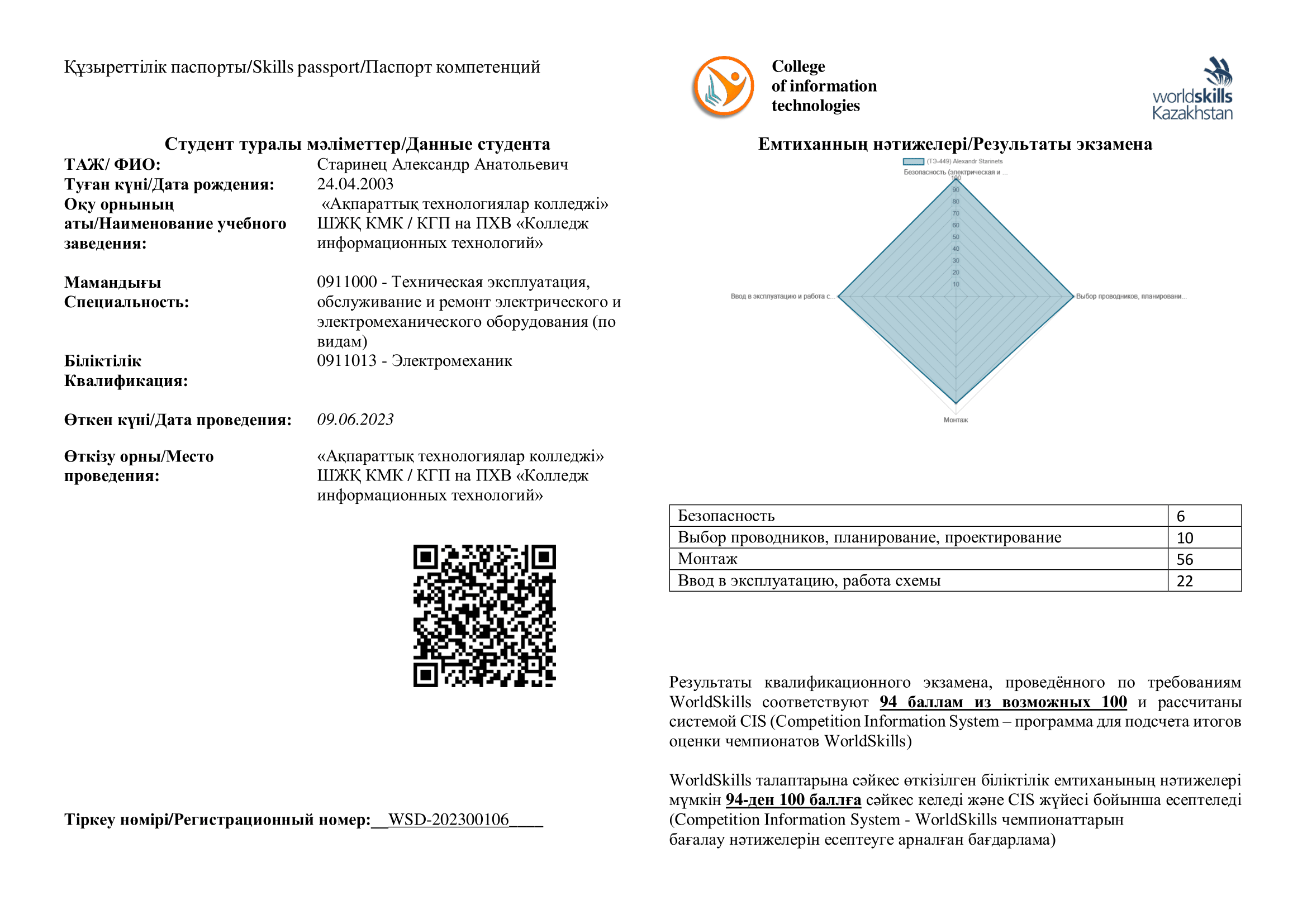 Skills-паспорт