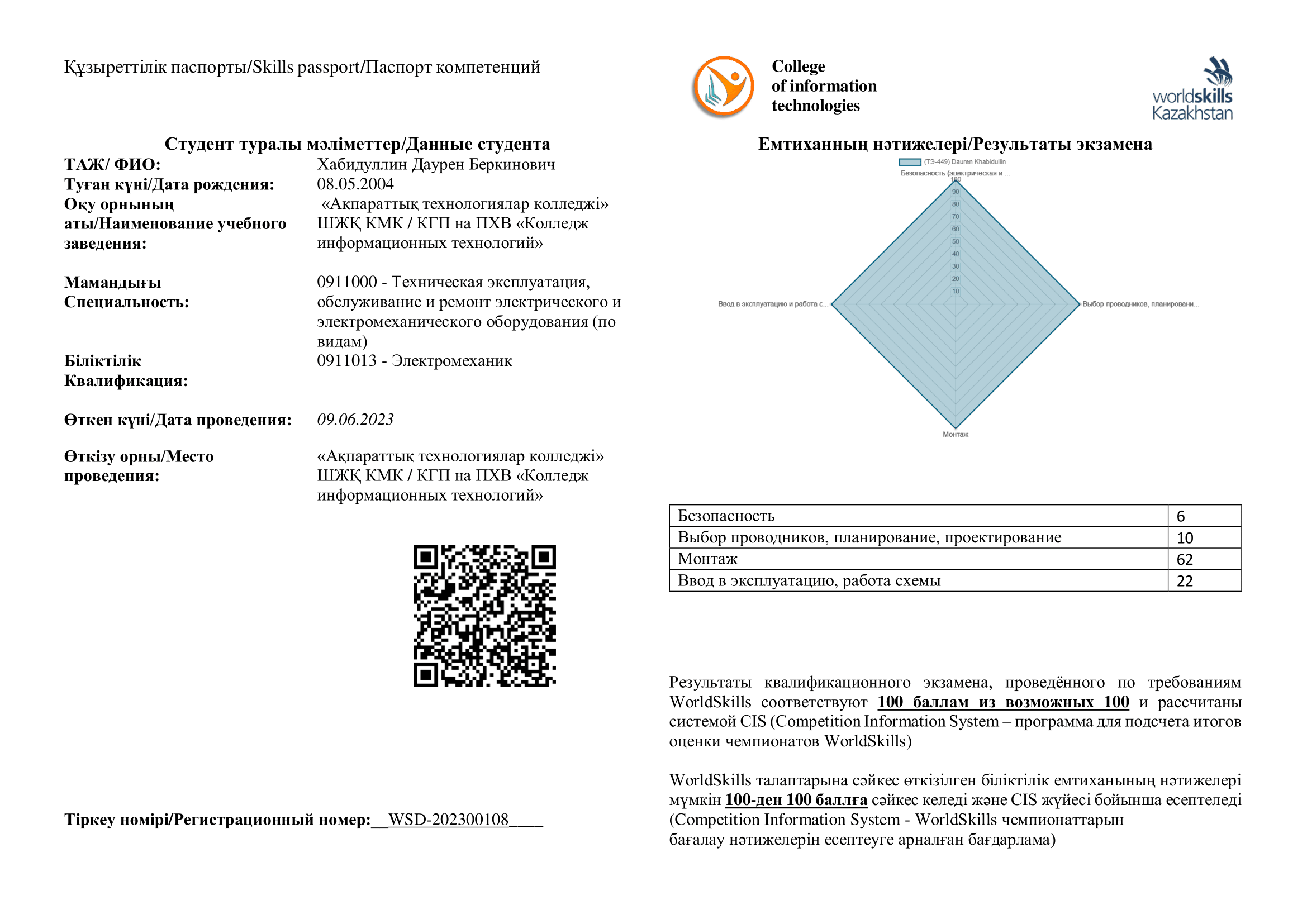 Skills-паспорт