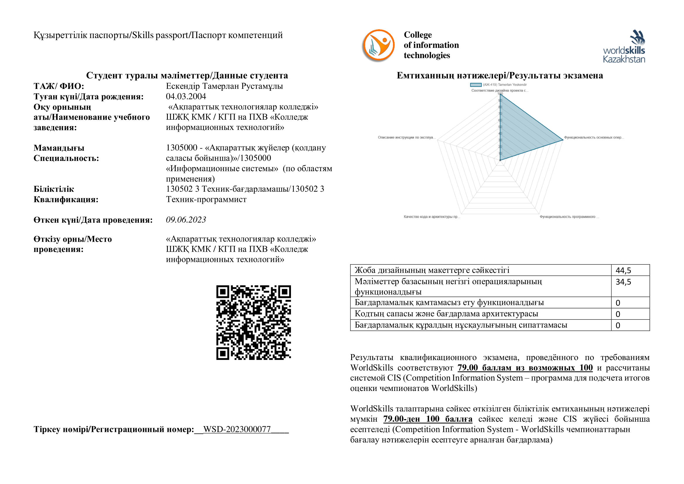 Skills-паспорт