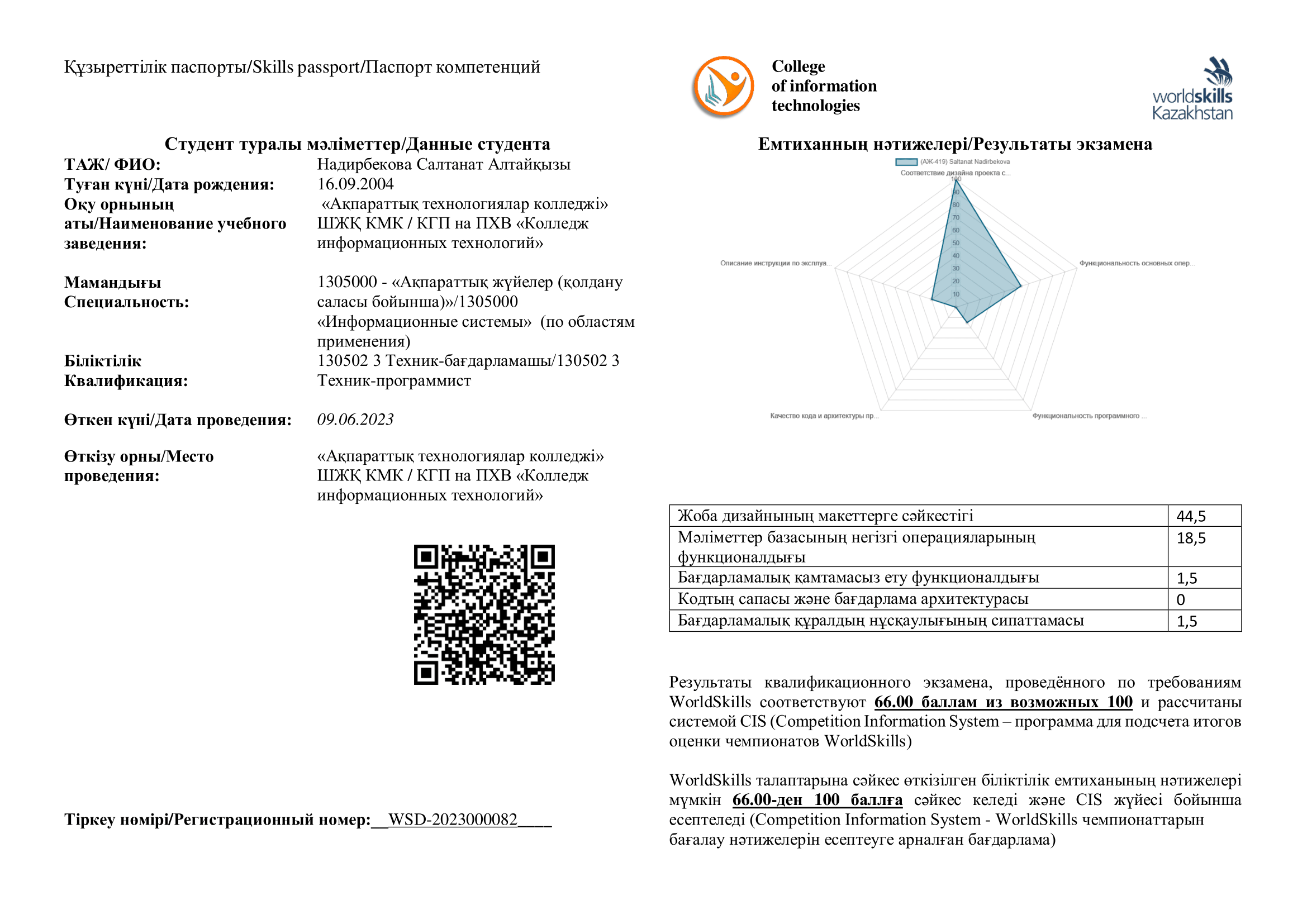 Skills-паспорт