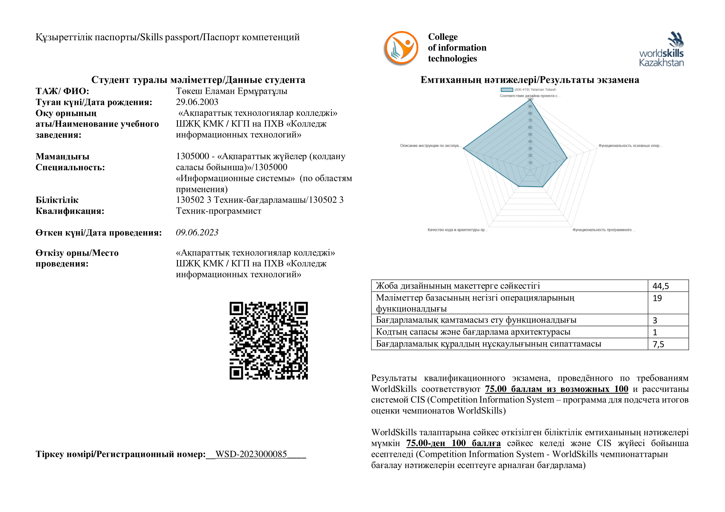 Skills-паспорт