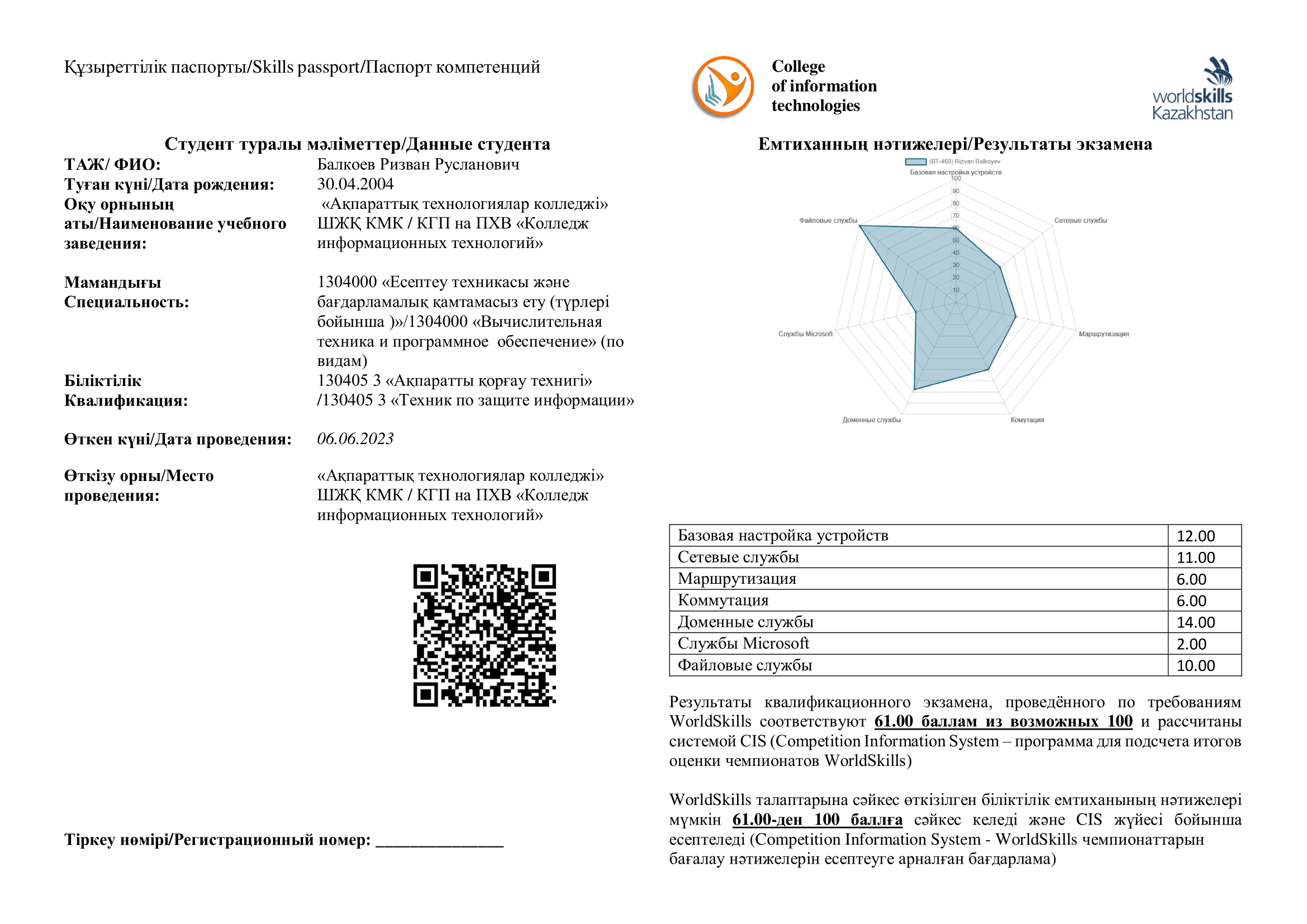 Skills-паспорт