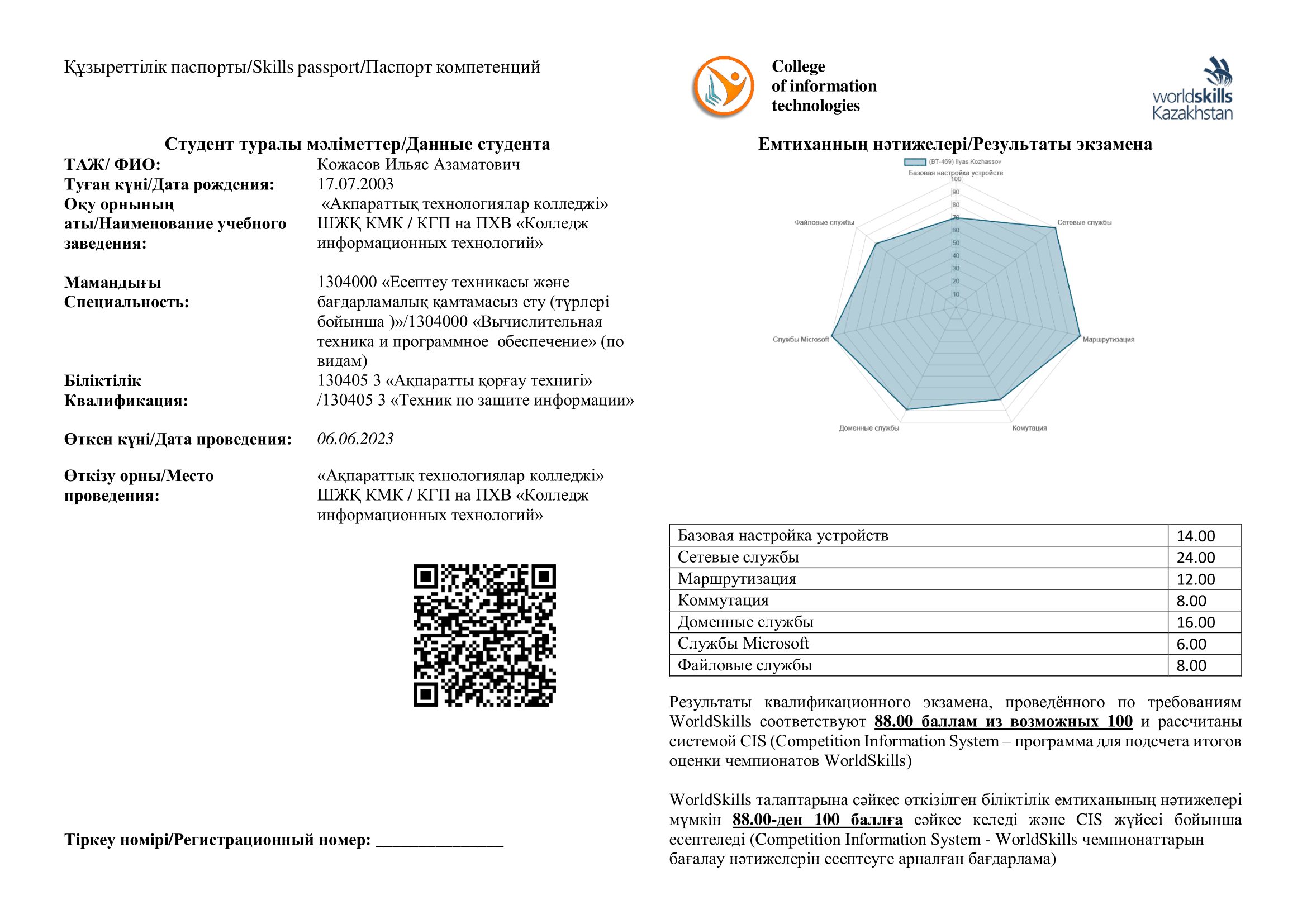 Skills-паспорт