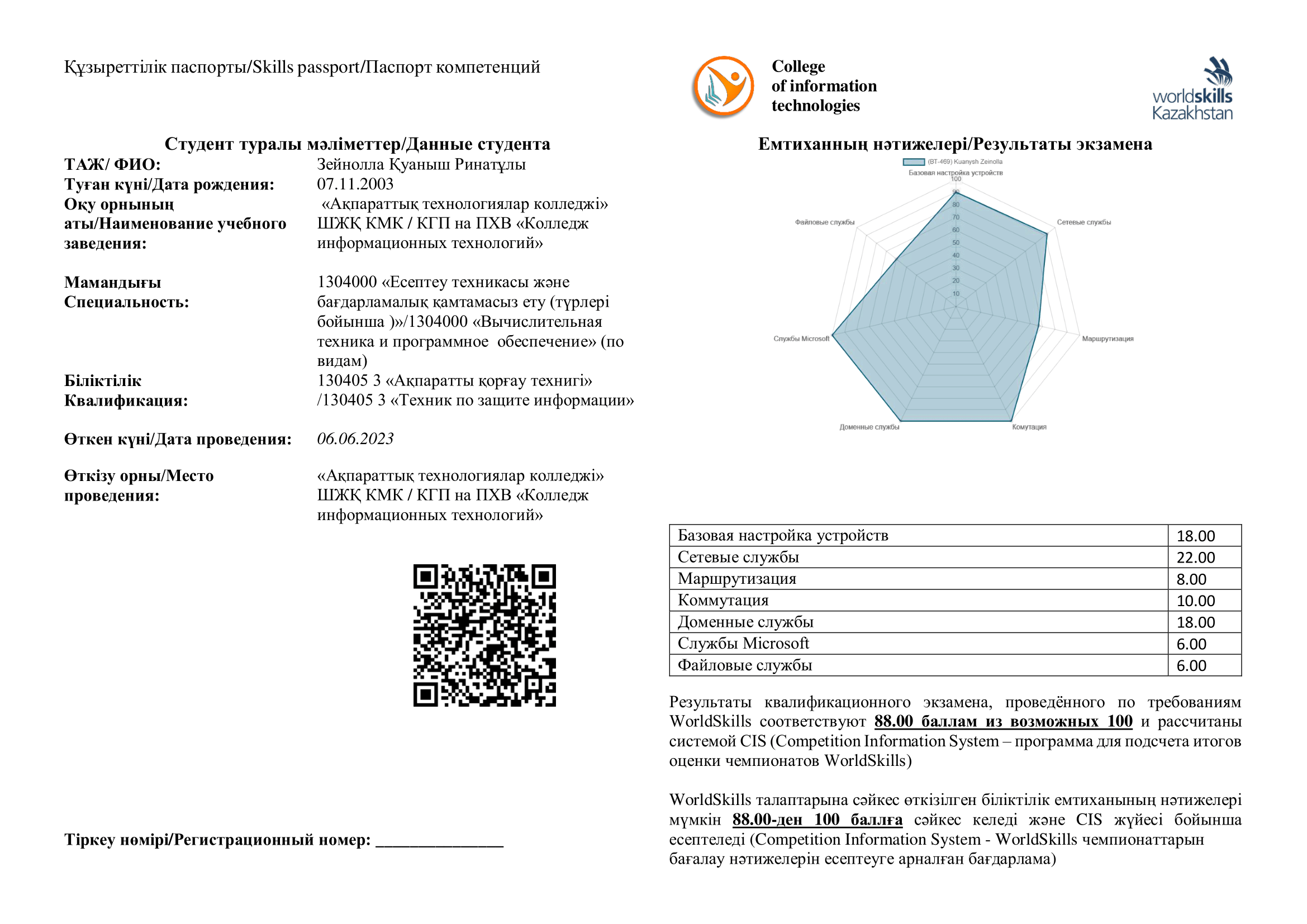 Skills-паспорт