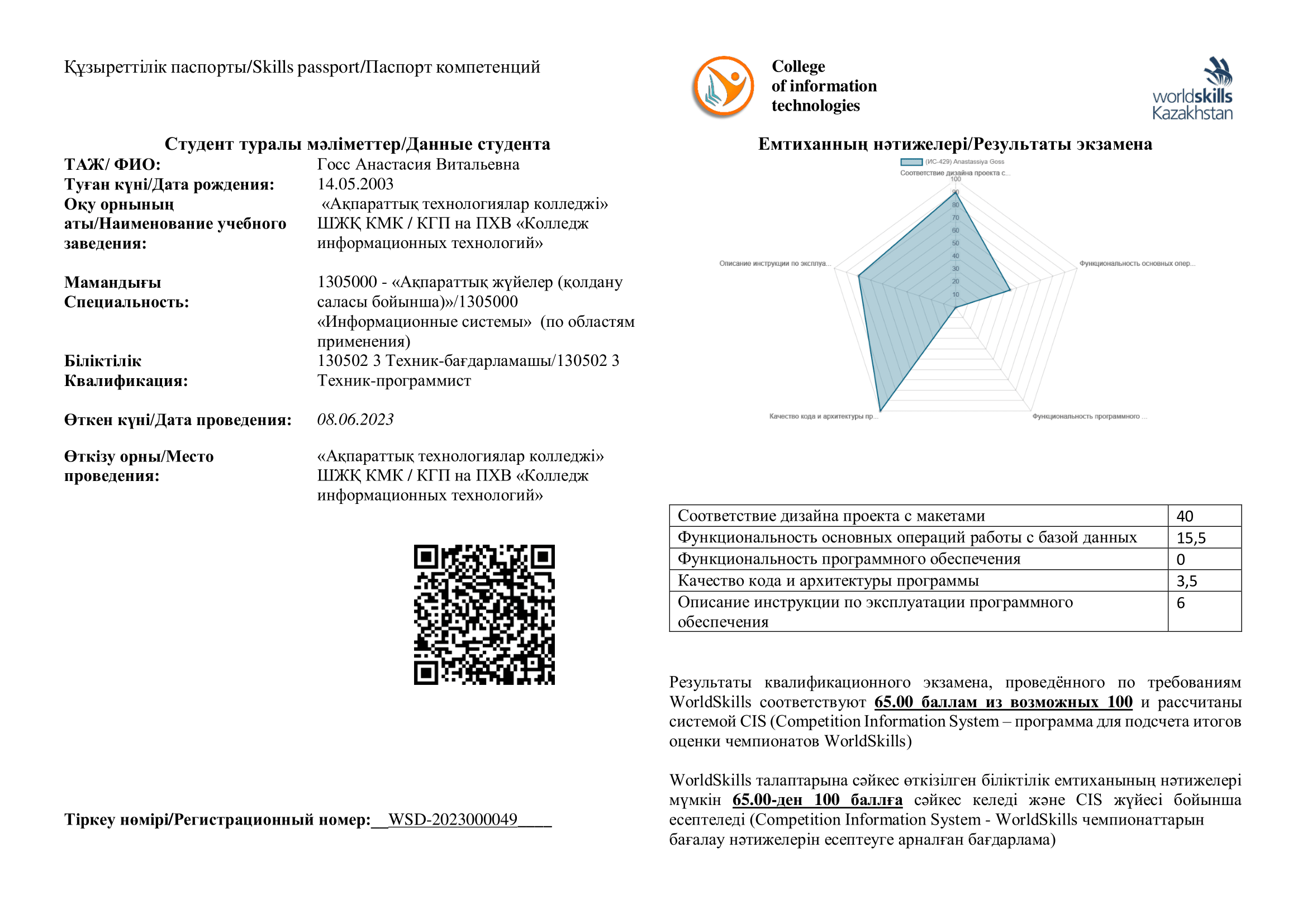 Skills-паспорт