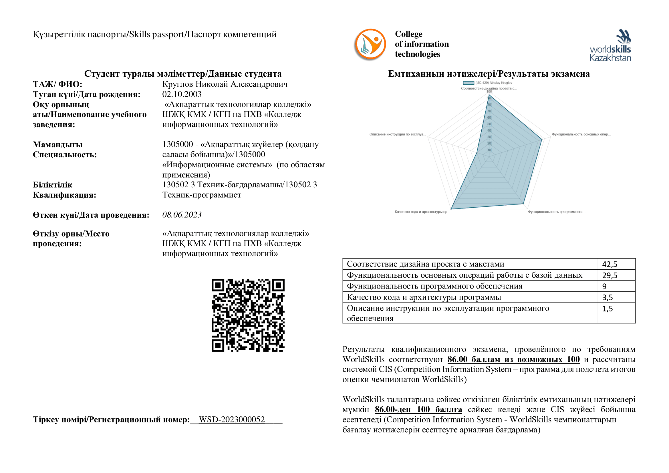 Skills-паспорт