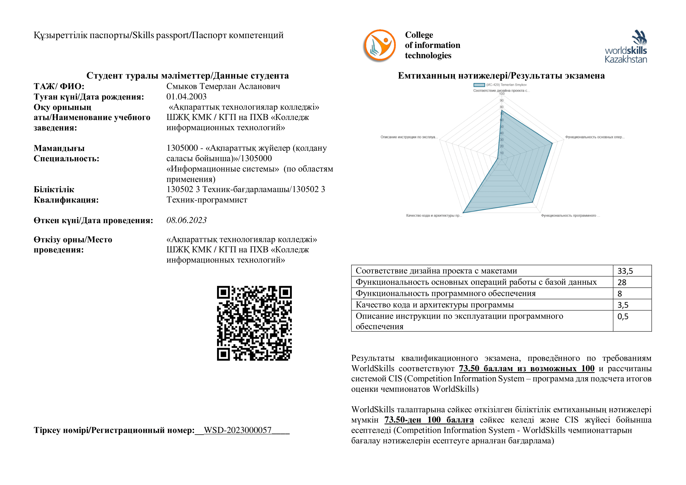 Skills-паспорт