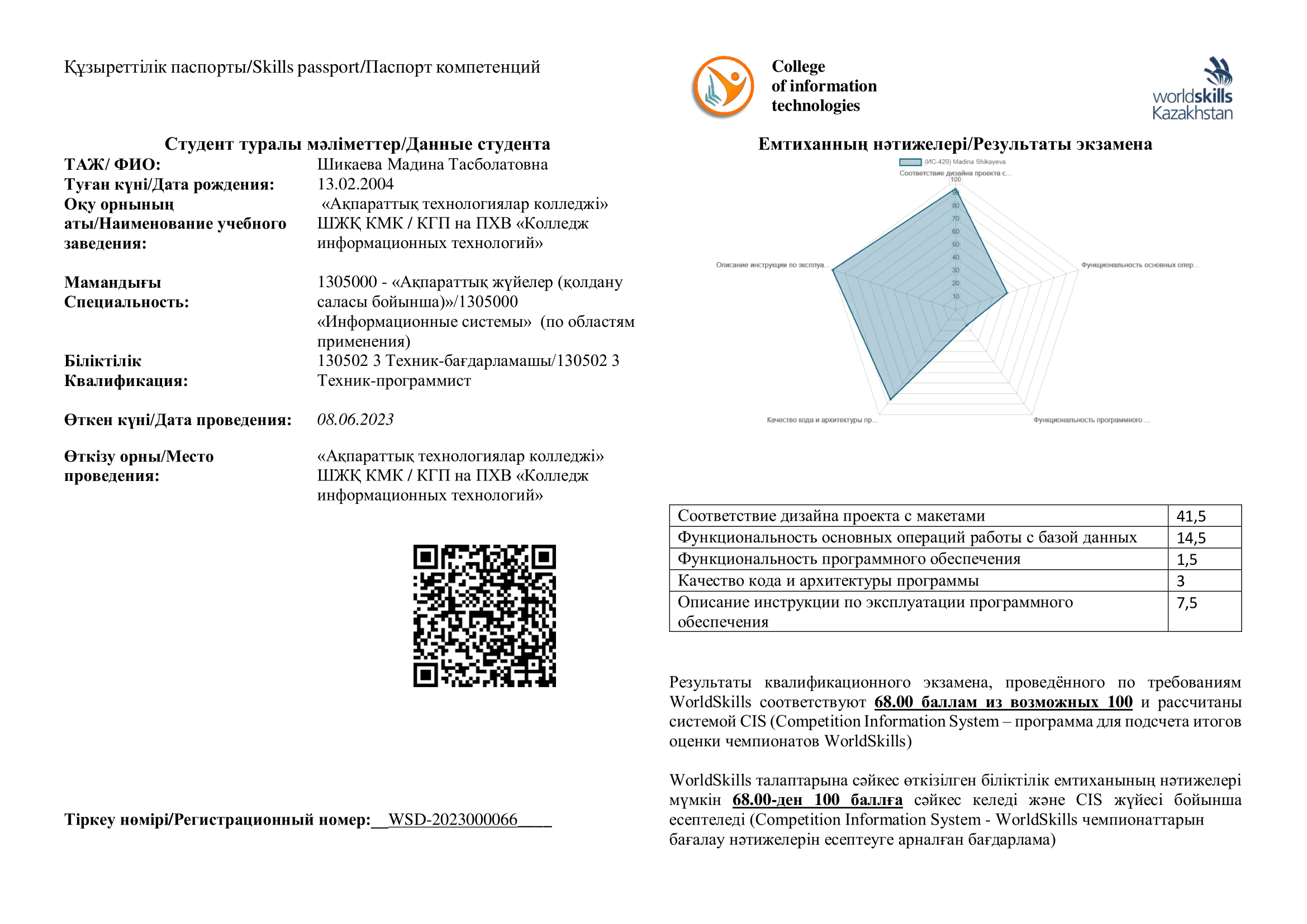 Skills-паспорт