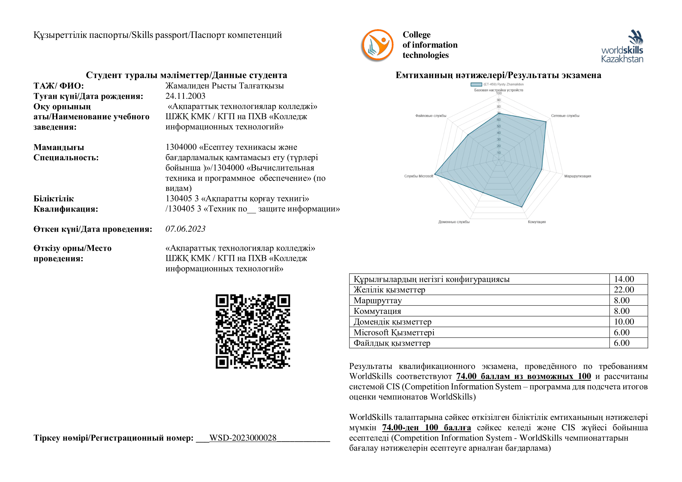 Skills-паспорт