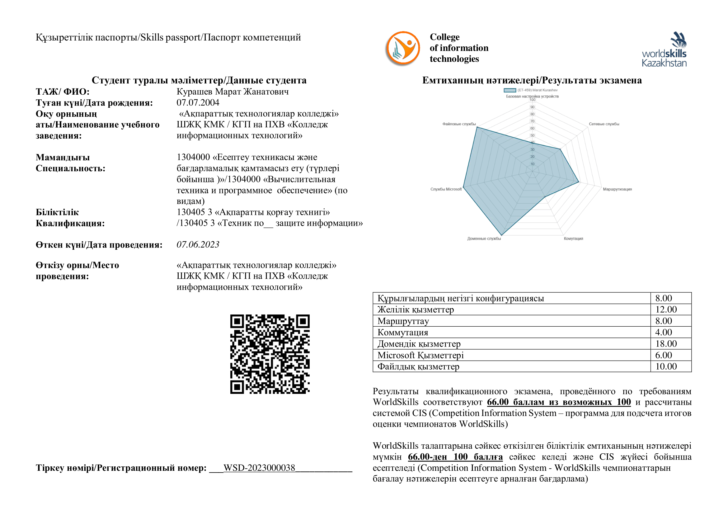 Skills-паспорт